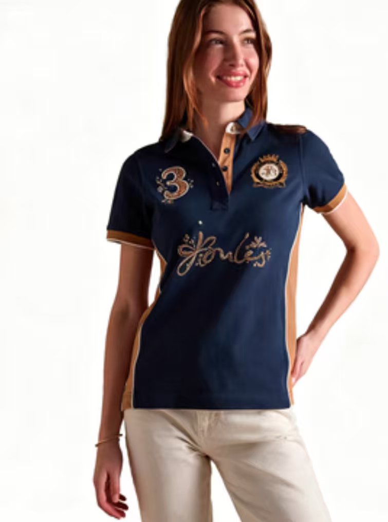 Low MOQ Custom Embroidered Logo Women Short Sleeve Polo Shirt