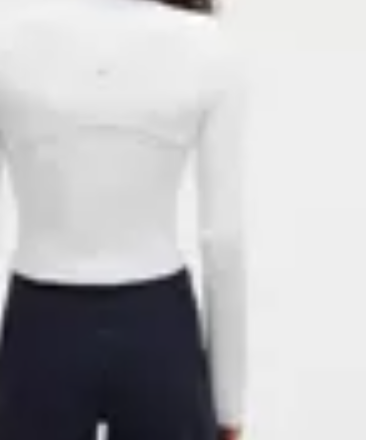 Haideyu OEM cropped workout jacket back contour stitching detail, tailored slim fit long sleeve coat, custom fabric wholesale at haideyu.com