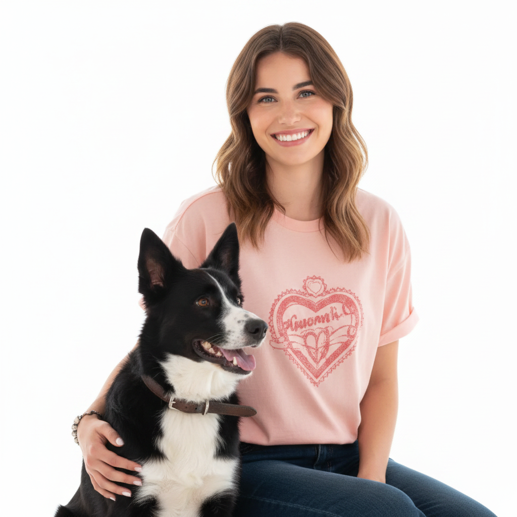 custom‑made manufacturing Vintage Graphic Print Cotton Short Sleeve Casual Women Top