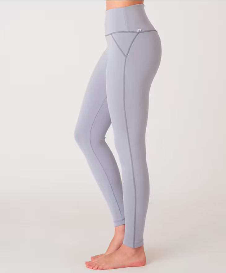 Multi‑color blank fitness leggings flat‑lay display, custom blank activewear