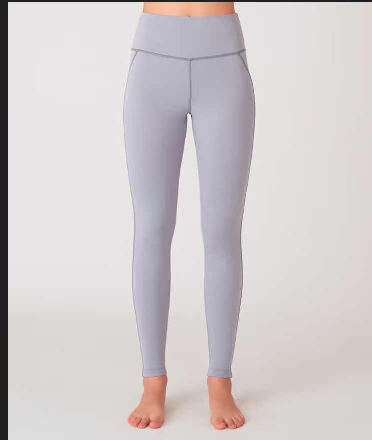 hdfish black yoga leggings with detailed waistband, designed for comfort and flexibility